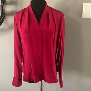 Talbots silk shirt, size (8)
